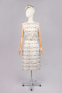 1950-60s Belted 'Fish' Novelty Day Dress | S