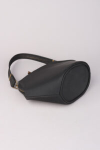 1940s Black Gold Kiss Lock Closure Bag - Afbeelding 11