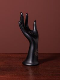 Antique Style Black Hand Ring Holder - Image 4