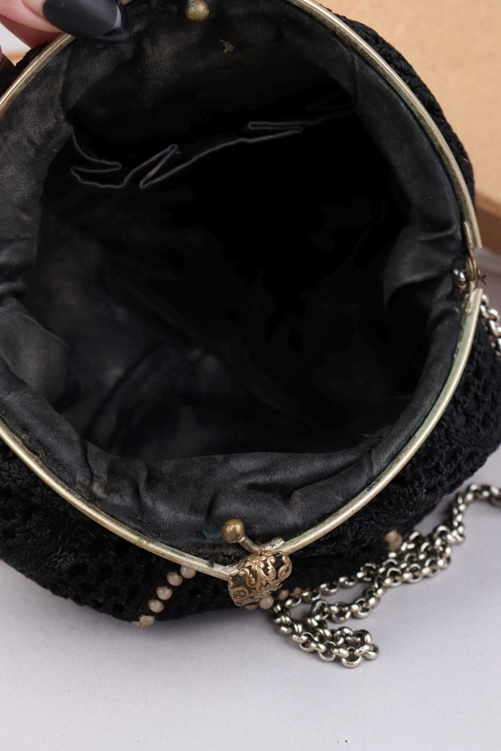 Maison De Bonneterie Crochet Pouch Bag Bobby Pin Boutique