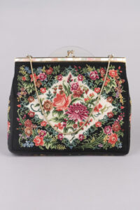 1950s Floral Micro Needle Point Bag